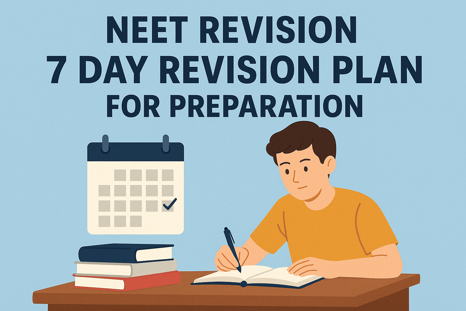 Ultimate 7-Day Study Plan for NEET Aspirants
